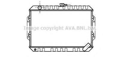 Радиатор, охлаждение двигателя AVA QUALITY COOLING купить