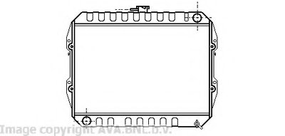 Радиатор, охлаждение двигателя AVA QUALITY COOLING купить