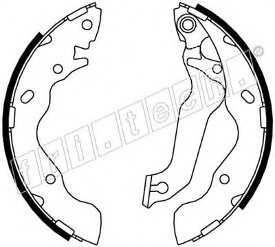 Комплект тормозных колодок REPARATION KIT fri.tech. купить