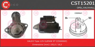 Стартер REMANUFACTURED SERIES CASCO купити