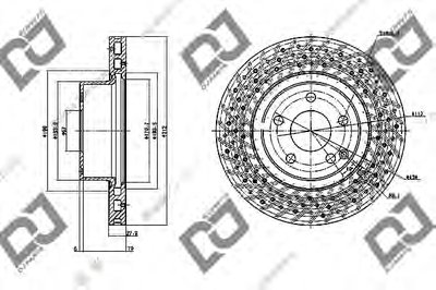 Тормозной диск DJ PARTS купить