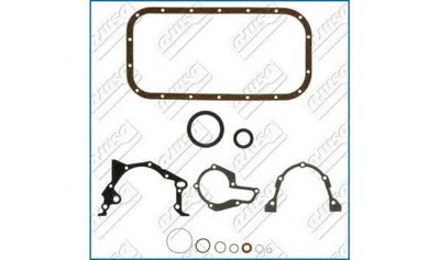 Комплект прокладок, блок-картер двигателя AJUSA