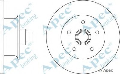 Тормозной диск APEC braking купить