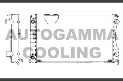 Радиатор, охлаждение двигателя AUTOGAMMA купить
