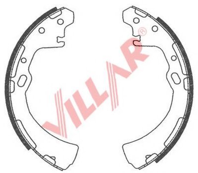 Комплект тормозных колодок VILLAR купить