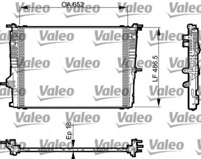 Радиатор, охлаждение двигателя VALEO купить