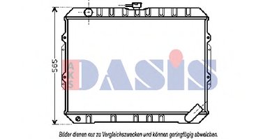 Радиатор, охлаждение двигателя AKS DASIS купить