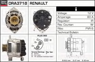 Генератор Remanufactured REMY (Light Duty) DELCO REMY купить