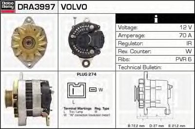 Генератор Remanufactured REMY (Light Duty) DELCO REMY купить