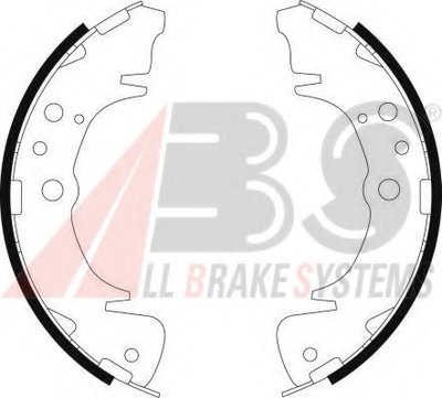 Комплект тормозных колодок A.B.S. купить