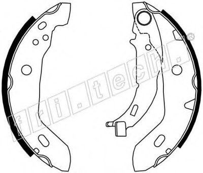 Комплект тормозных колодок REPARATION KIT fri.tech. купить