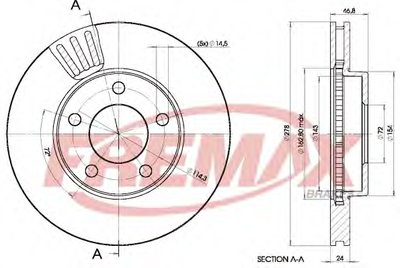 Тормозной диск Premium Carbon + FREMAX купить