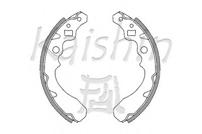 Комплект тормозных колодок KAISHIN