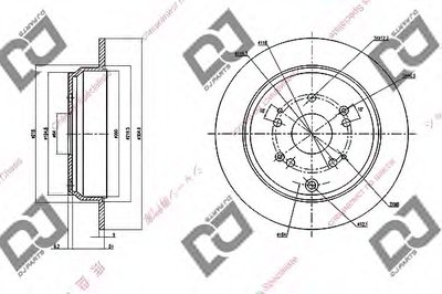 Тормозной диск DJ PARTS купить