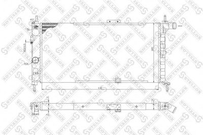 Радиатор, охлаждение двигателя STELLOX купить