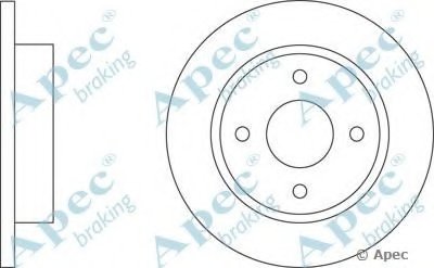 Тормозной диск APEC braking купить