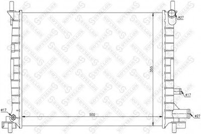Радиатор, охлаждение двигателя STELLOX купить