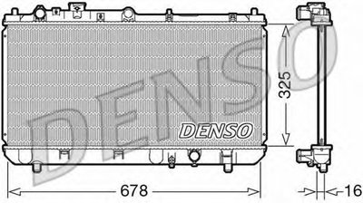 Радиатор, охлаждение двигателя DENSO купить