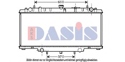 Радиатор, охлаждение двигателя AKS DASIS купить