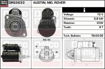 Стартер Remanufactured REMY (Light Duty) DELCO REMY купить