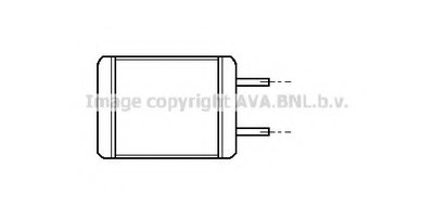 Теплообменник, отопление салона AVA QUALITY COOLING