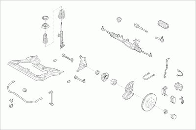 Рулевое управление; Подвеска колеса ZF Parts