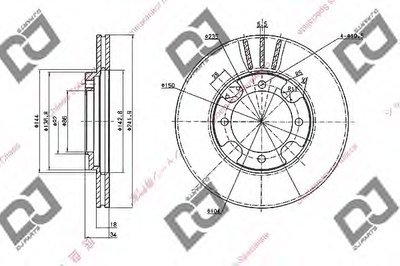 Тормозной диск DJ PARTS купить