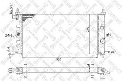 Радиатор, охлаждение двигателя STELLOX купить