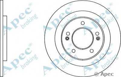 Тормозной диск APEC braking купить