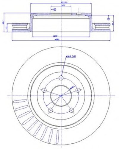 Тормозной диск HC CAR