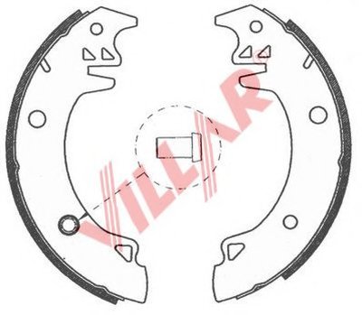 Комплект тормозных колодок VILLAR купить