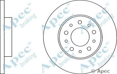 Тормозной диск APEC braking купить