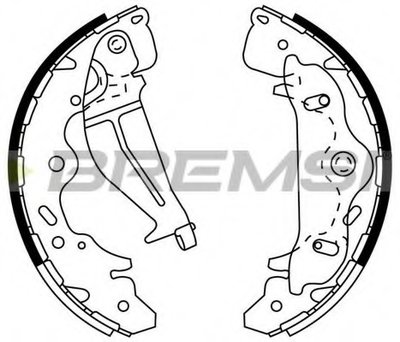 Комплект тормозных колодок BREMSI купить