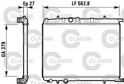 Радиатор, охлаждение двигателя VALEO CLASSIC VALEO купить
