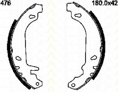 Комплект тормозных колодок TRISCAN