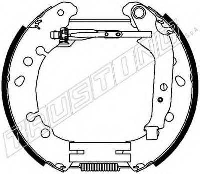 Комплект тормозных колодок FAST KIT TRUSTING купить