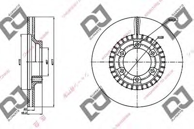 Тормозной диск DJ PARTS купить