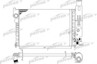 Радиатор, охлаждение двигателя PATRON купить