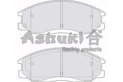 Комплект тормозных колодок, дисковый тормоз ASHUKI