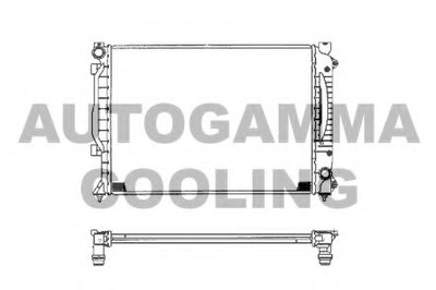 Радиатор, охлаждение двигателя AUTOGAMMA купить