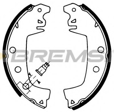 Комплект тормозных колодок BREMSI купить