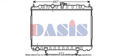Радиатор, охлаждение двигателя AKS DASIS купить