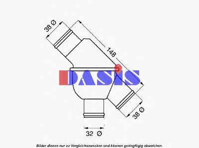 Термостат, охлаждающая жидкость AKS DASIS купить