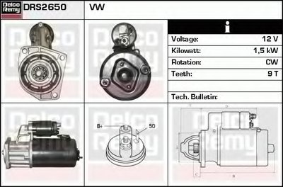 Стартер Remanufactured REMY (Light Duty) DELCO REMY купить