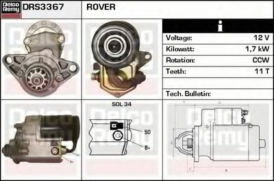 Стартер Remanufactured REMY (Light Duty) DELCO REMY купить