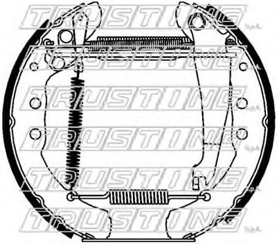 Комплект тормозных колодок FAST KIT TRUSTING купить