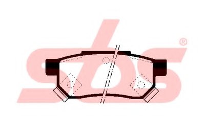 Комплект тормозных колодок, дисковый тормоз sbs купить
