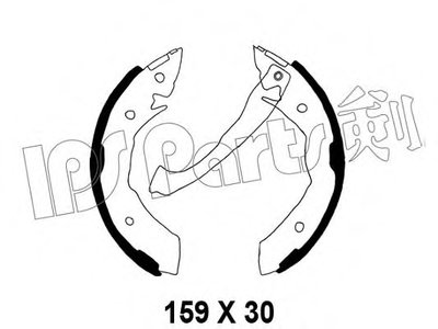 Тормозные колодки IPS Parts IPS Parts купить