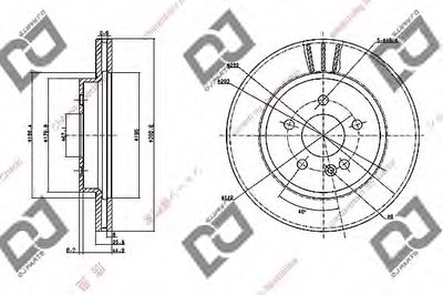 Тормозной диск DJ PARTS купить