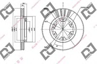 Тормозной диск DJ PARTS купить